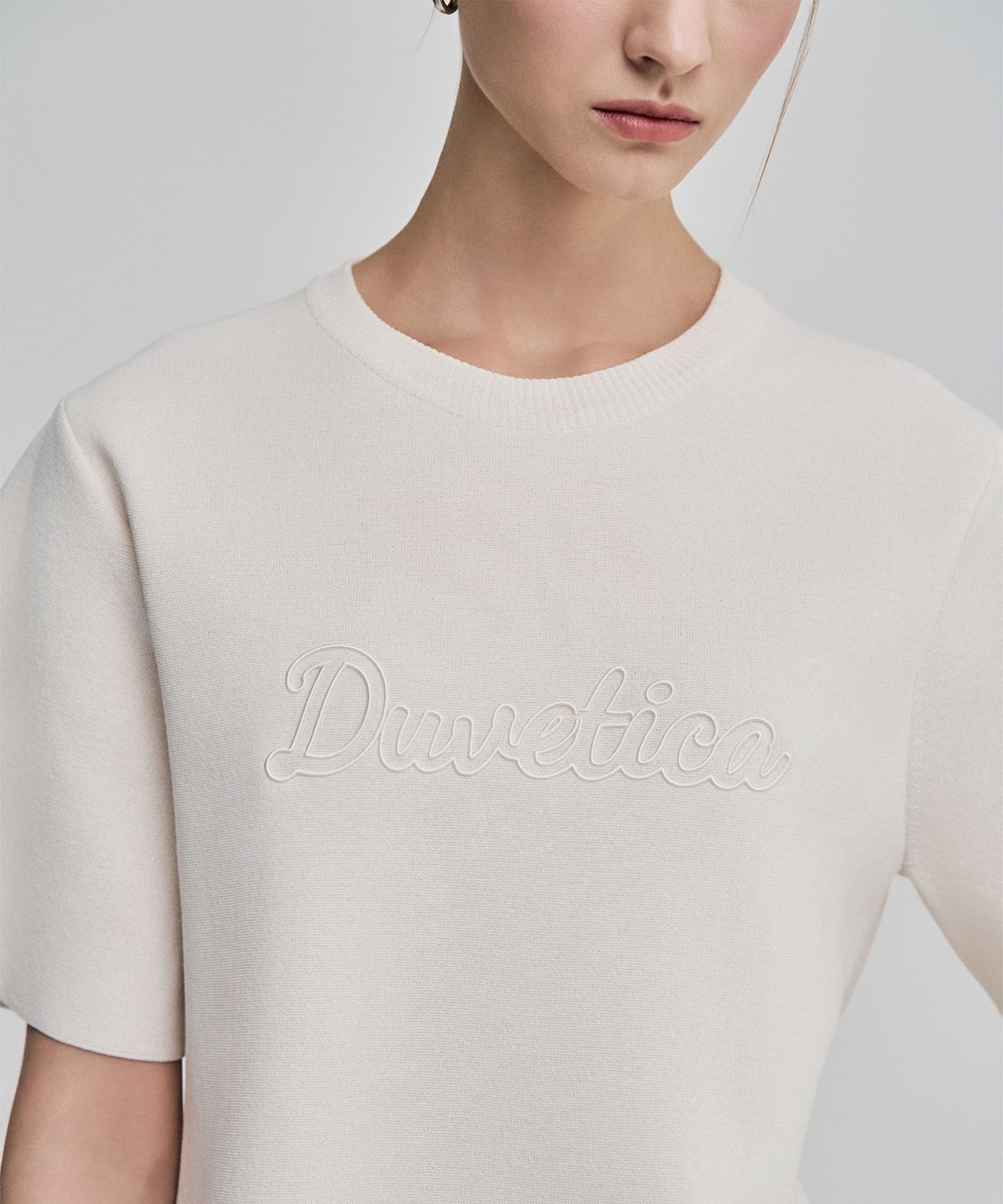 듀베티카(DUVETICA) 토라카(라이트 아이보리)(여성 니트풀오버)