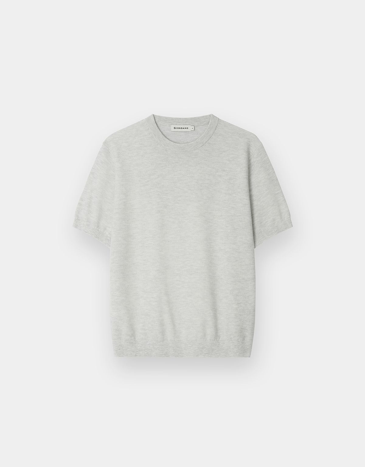 지오다노(GIORDANO) 스티치 반팔 니트(12gg) 055527 [3color]