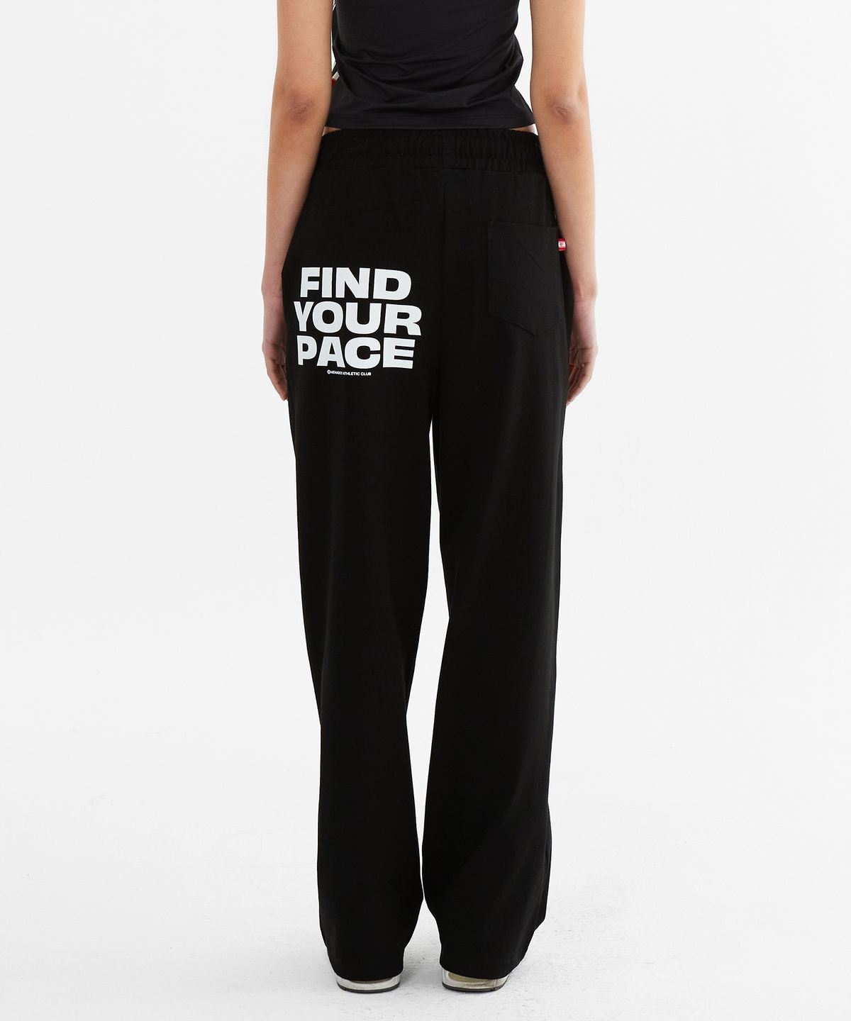 미나수(MENASOO) Line Point Pin Tuck Cotton Pants_Black