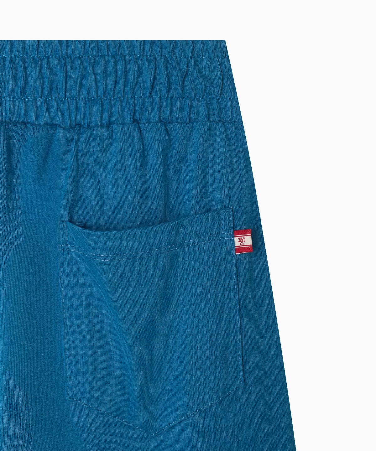 미나수(MENASOO) Line Point Pin Tuck Cotton Pants_Blue