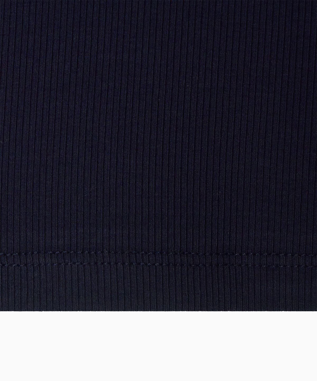 미나수(MENASOO) MNS Span Crop T Shirt_Navy