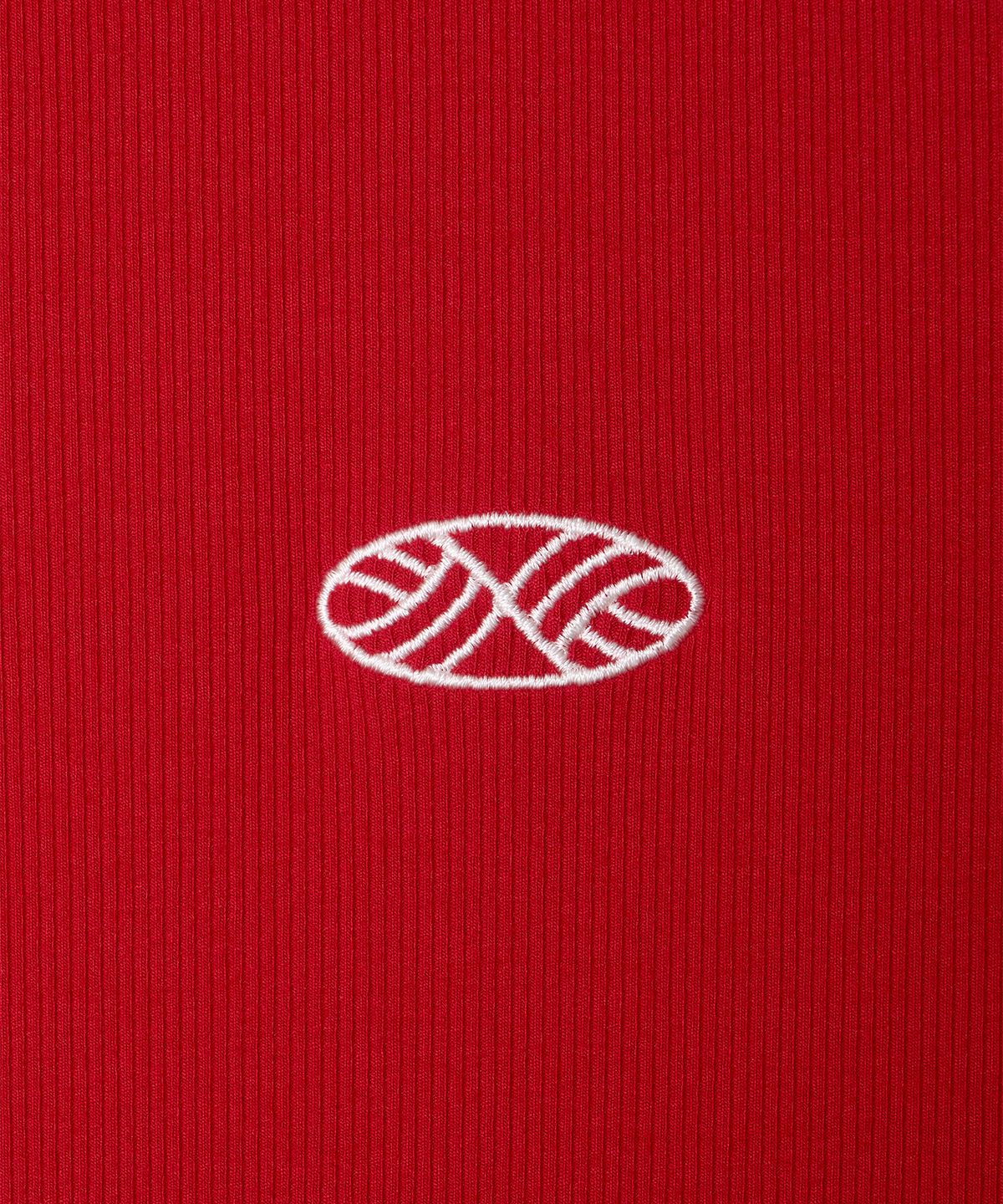 미나수(MENASOO) MNS Span Crop T Shirt_Red