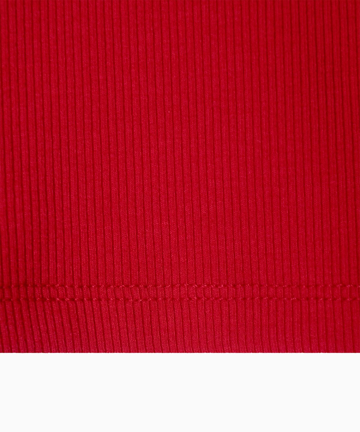 미나수(MENASOO) MNS Span Crop T Shirt_Red