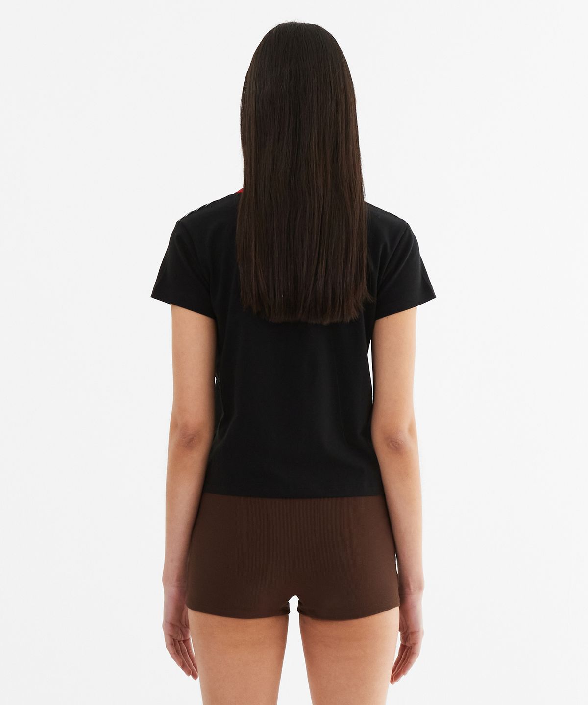 미나수(MENASOO) MNS Raglan Stripe T Shirt_Black