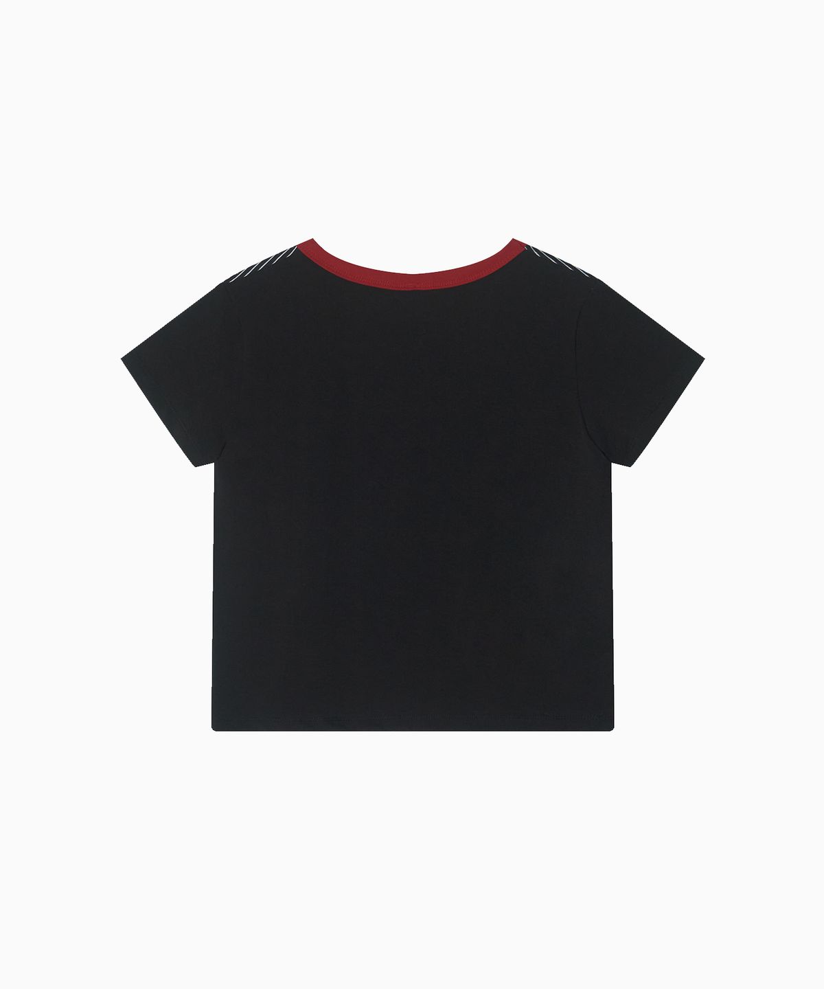 미나수(MENASOO) MNS Raglan Stripe T Shirt_Black