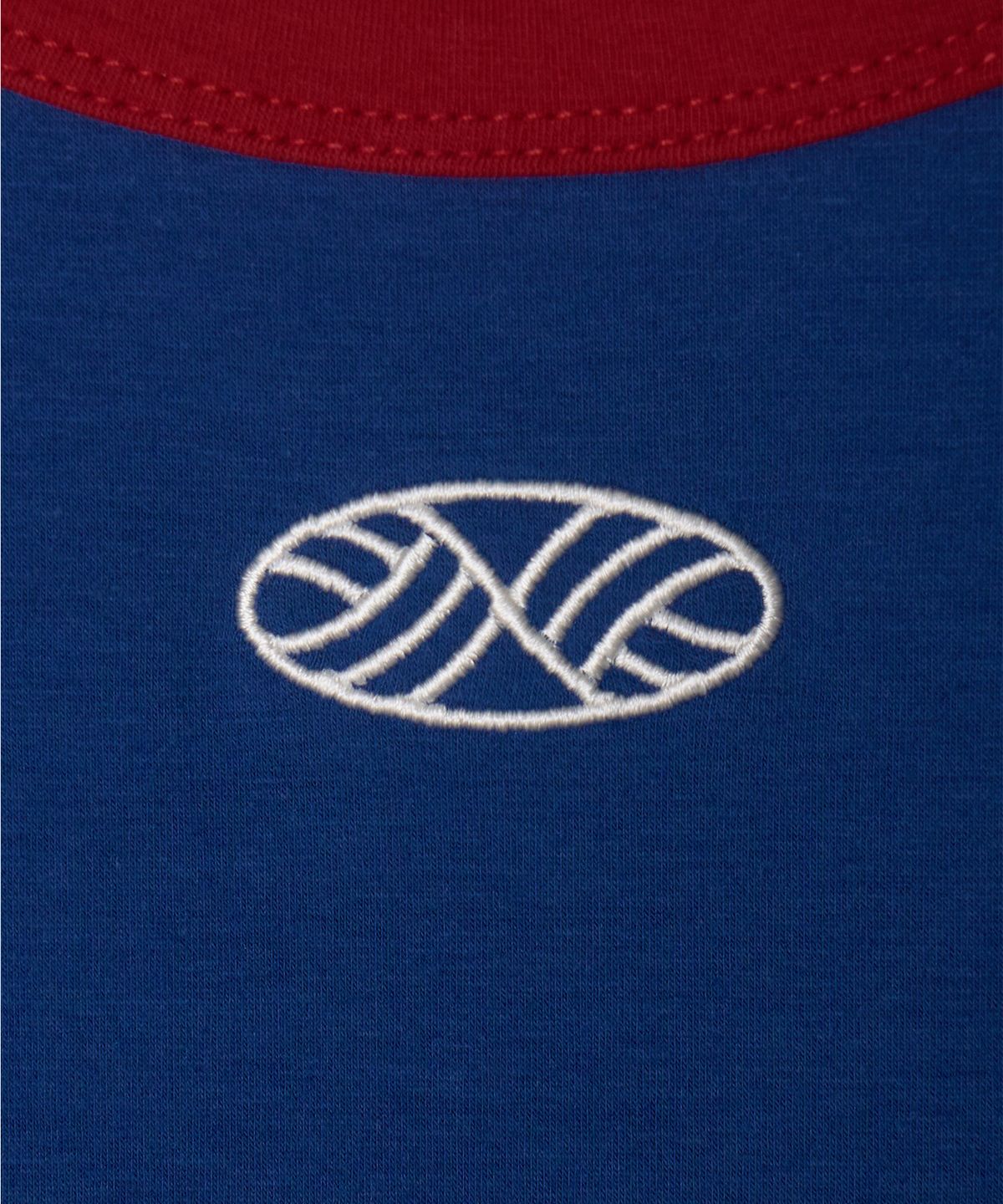 미나수(MENASOO) MNS Raglan Stripe T Shirt_Blue
