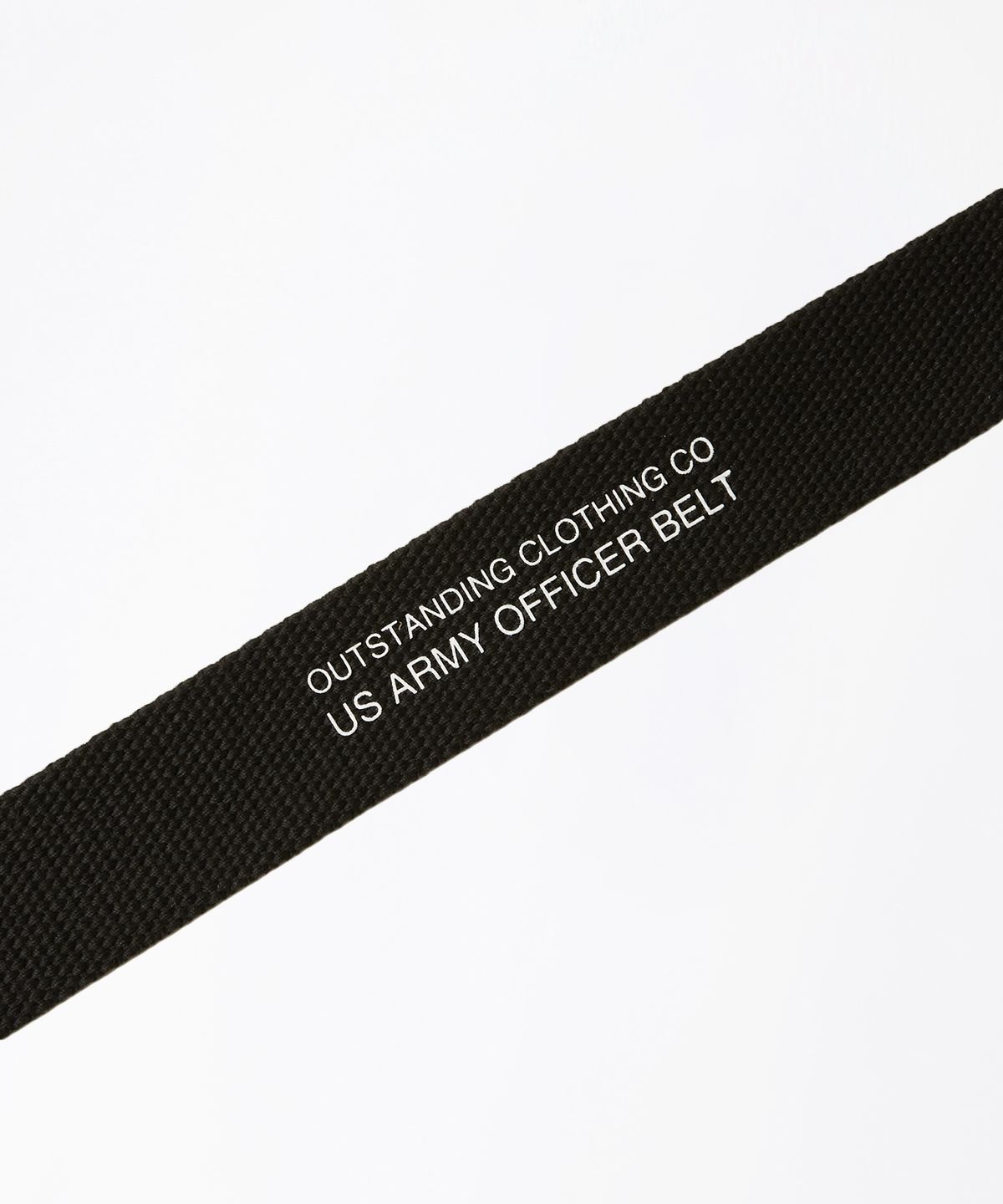 아웃스탠딩(OUTSTANDING) OSTD BRASS OFFICER BELT_BLACK