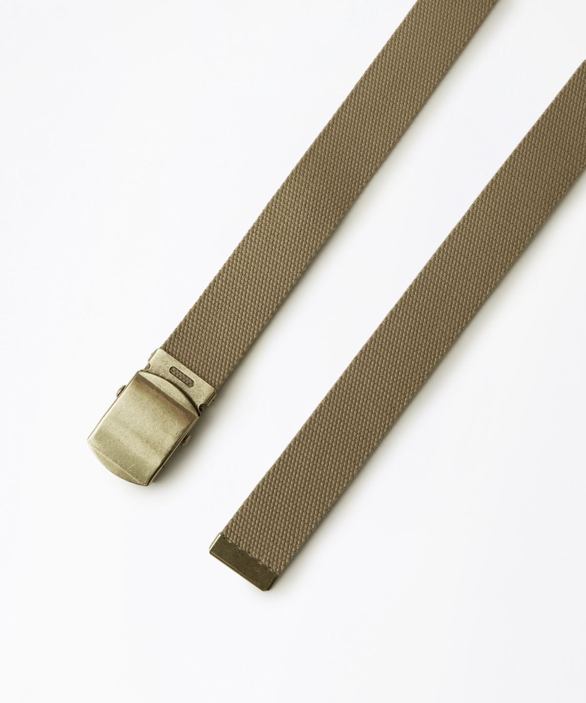아웃스탠딩(OUTSTANDING) OSTD BRASS OFFICER BELT_KHAKI