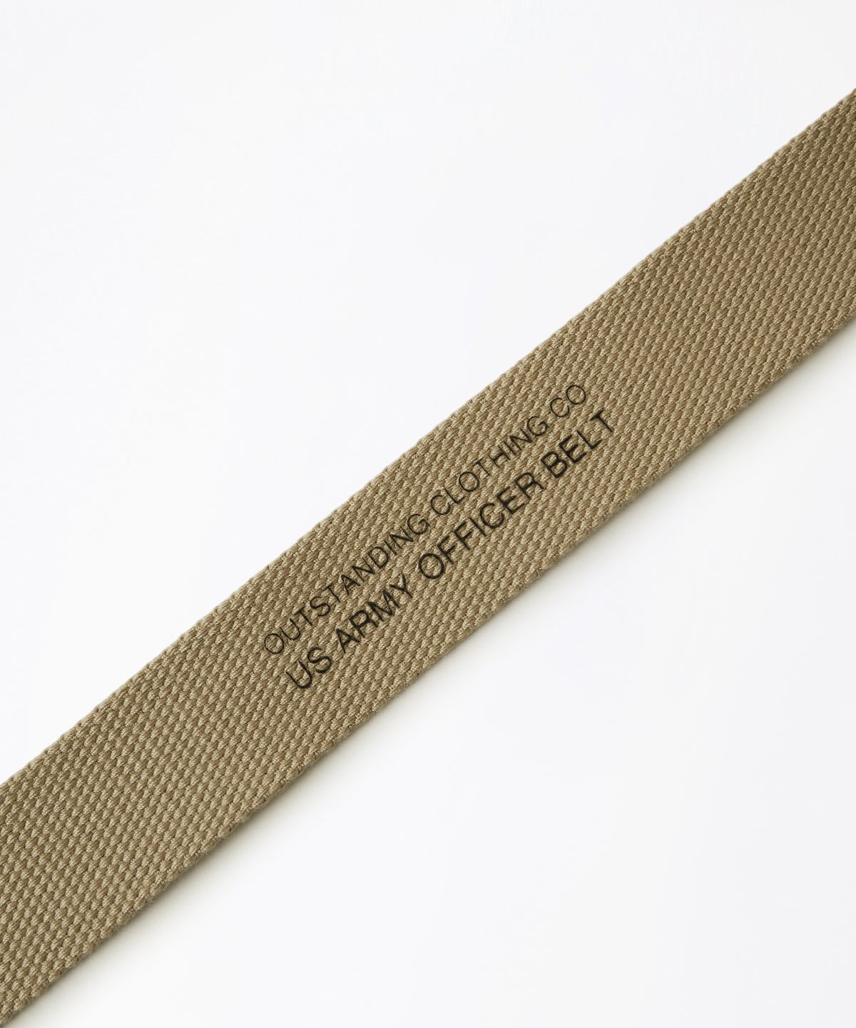 아웃스탠딩(OUTSTANDING) OSTD BRASS OFFICER BELT_KHAKI
