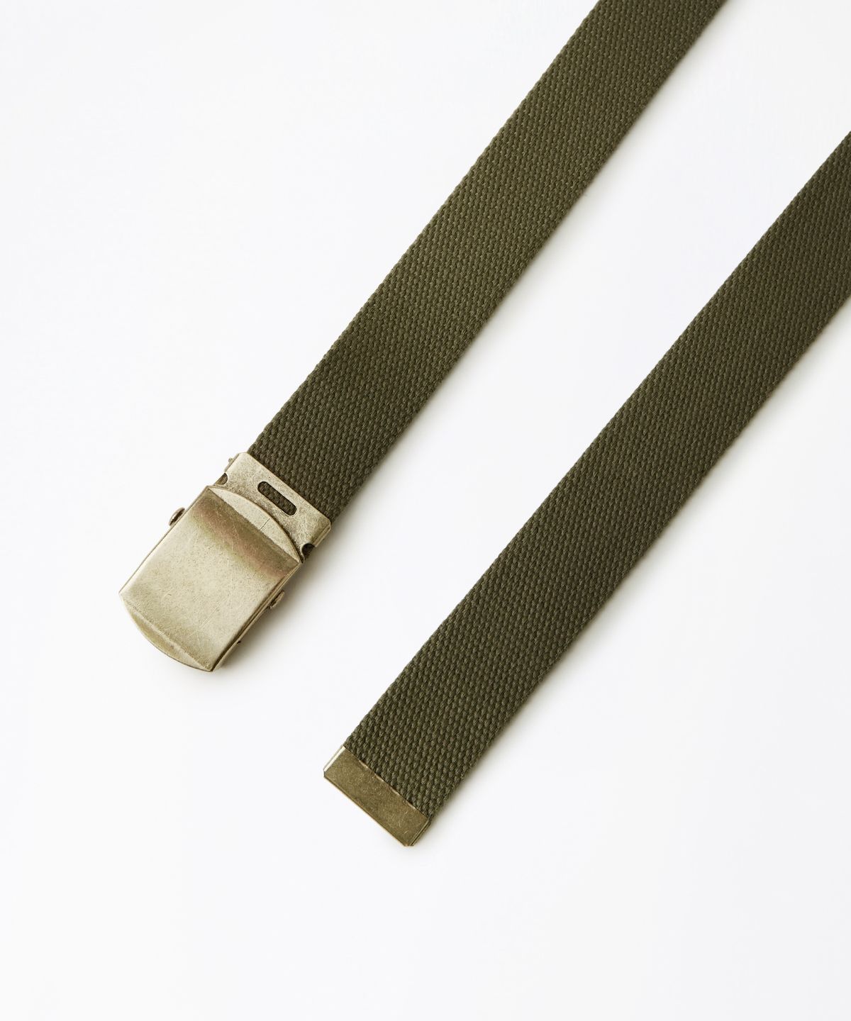 아웃스탠딩(OUTSTANDING) OSTD BRASS OFFICER BELT_OLIVE