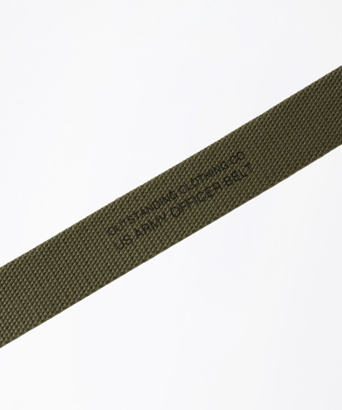 아웃스탠딩(OUTSTANDING) OSTD BRASS OFFICER BELT_OLIVE