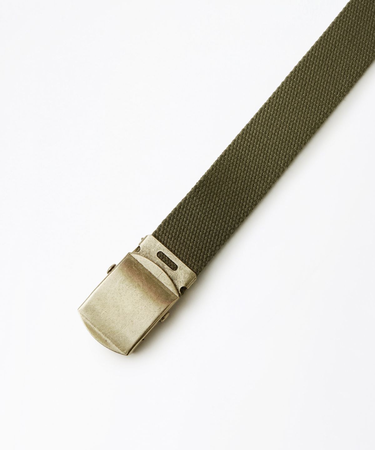 아웃스탠딩(OUTSTANDING) OSTD BRASS OFFICER BELT_OLIVE