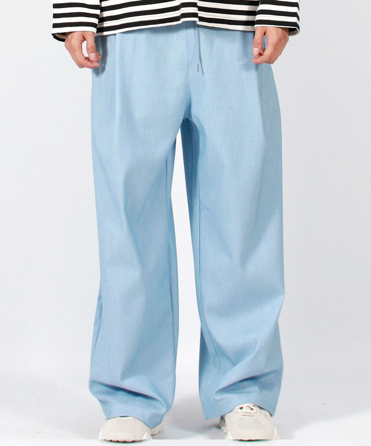 드마크(DEMARC) M VINTAGE DENIM WIDE PANTS LIGHT BLUE