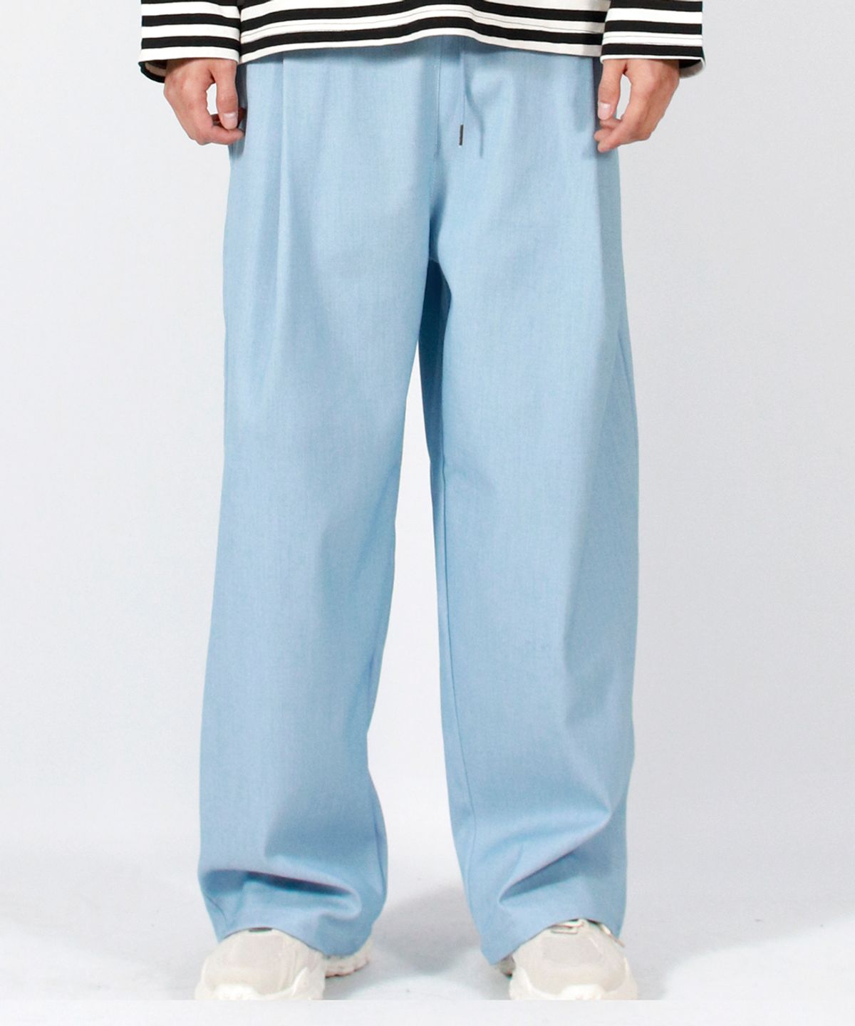 드마크(DEMARC) M VINTAGE DENIM WIDE PANTS LIGHT BLUE