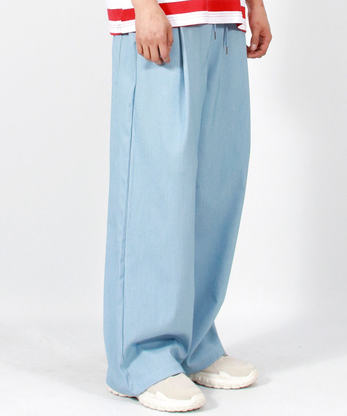 드마크(DEMARC) M VINTAGE DENIM WIDE PANTS LIGHT BLUE