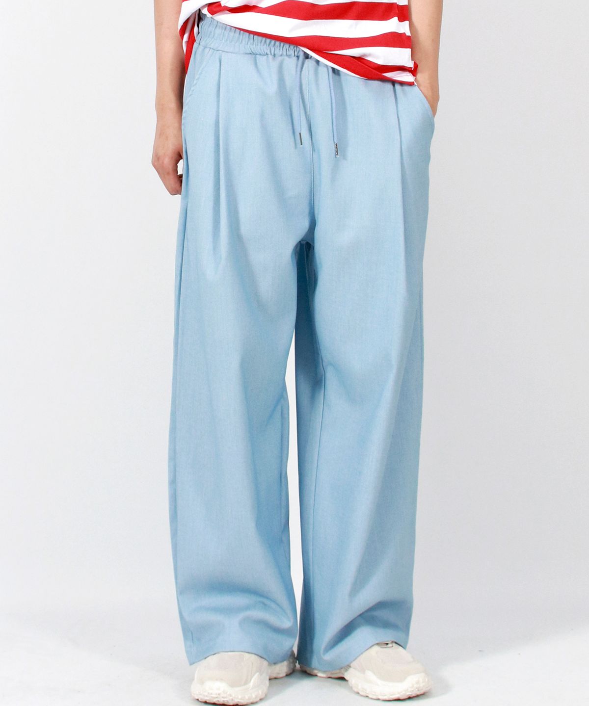 드마크(DEMARC) M VINTAGE DENIM WIDE PANTS LIGHT BLUE
