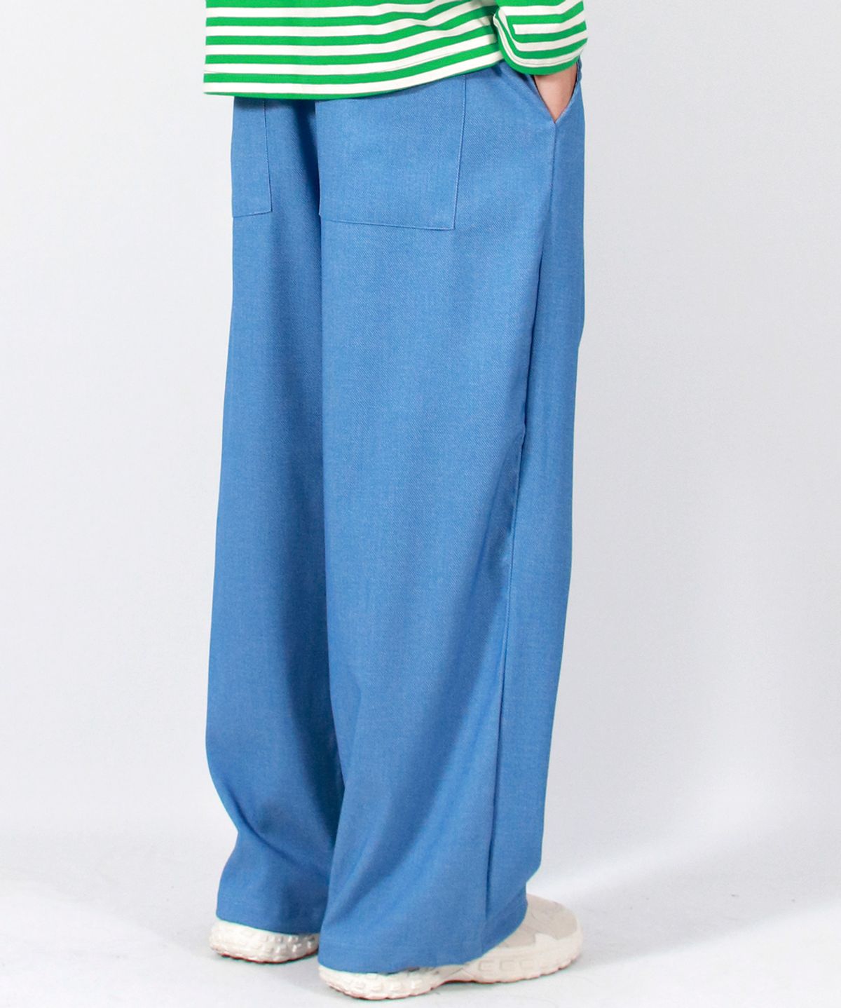 드마크(DEMARC) M VINTAGE DENIM WIDE PANTS BLUE