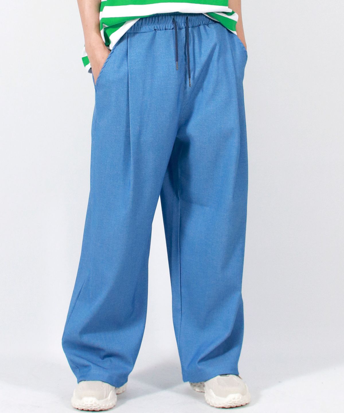 드마크(DEMARC) M VINTAGE DENIM WIDE PANTS BLUE