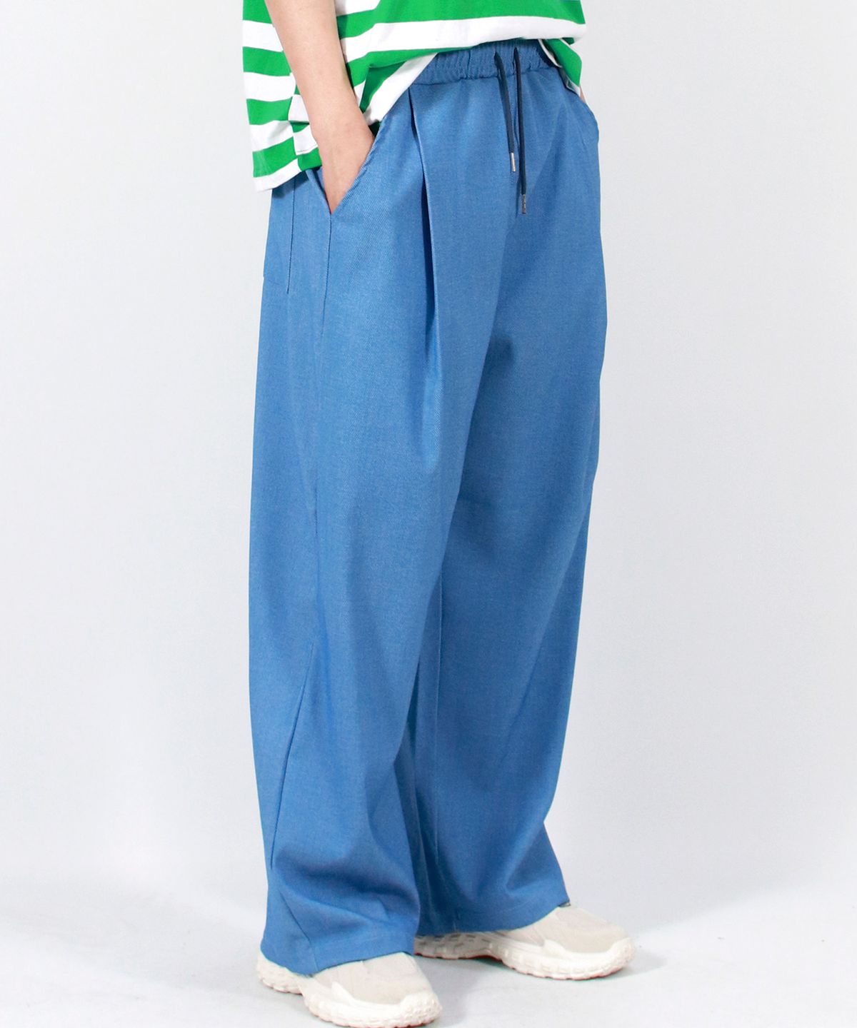 드마크(DEMARC) M VINTAGE DENIM WIDE PANTS BLUE