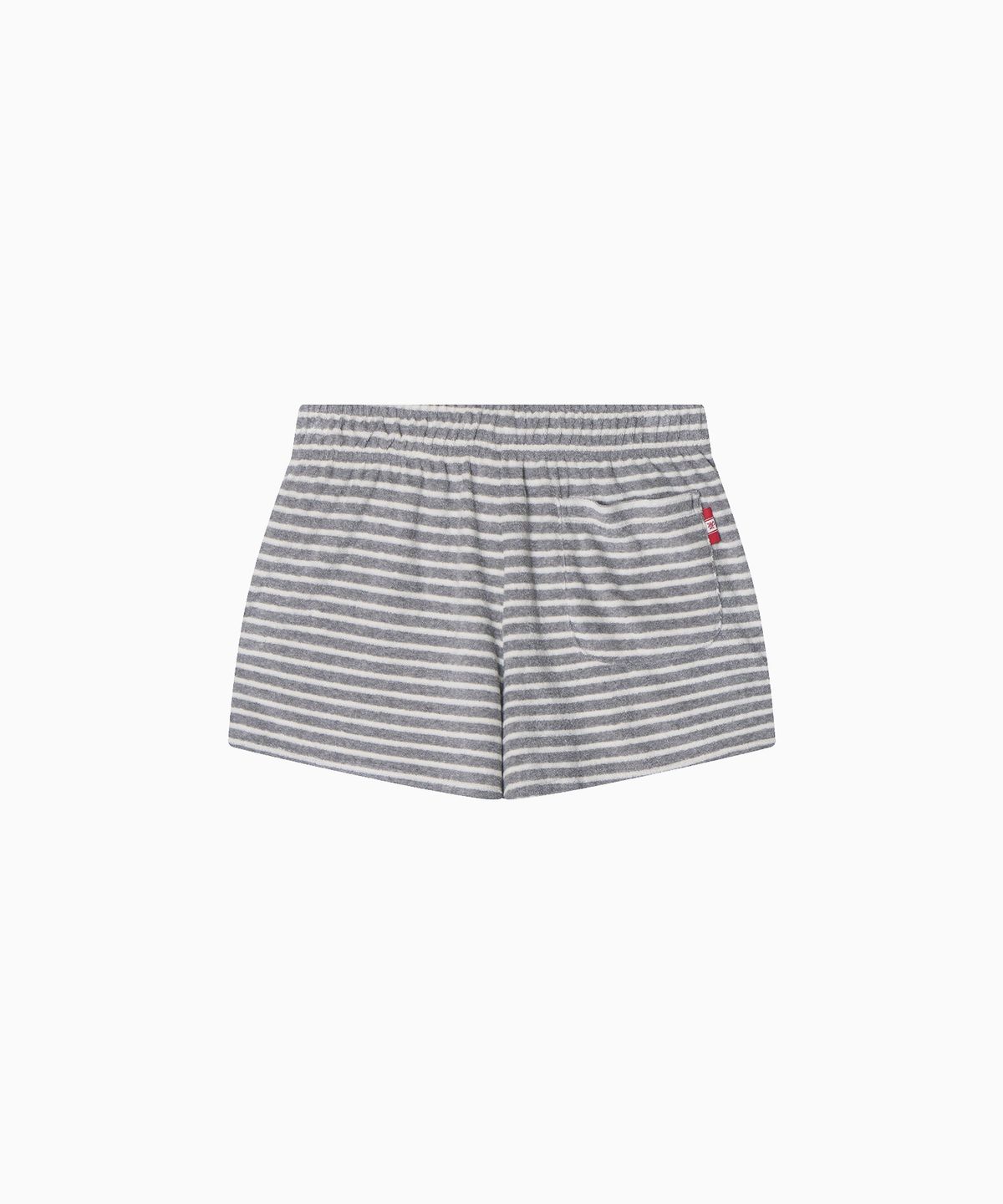 미나수(MENASOO) MNS Terry Short Pants_Gray Stripe