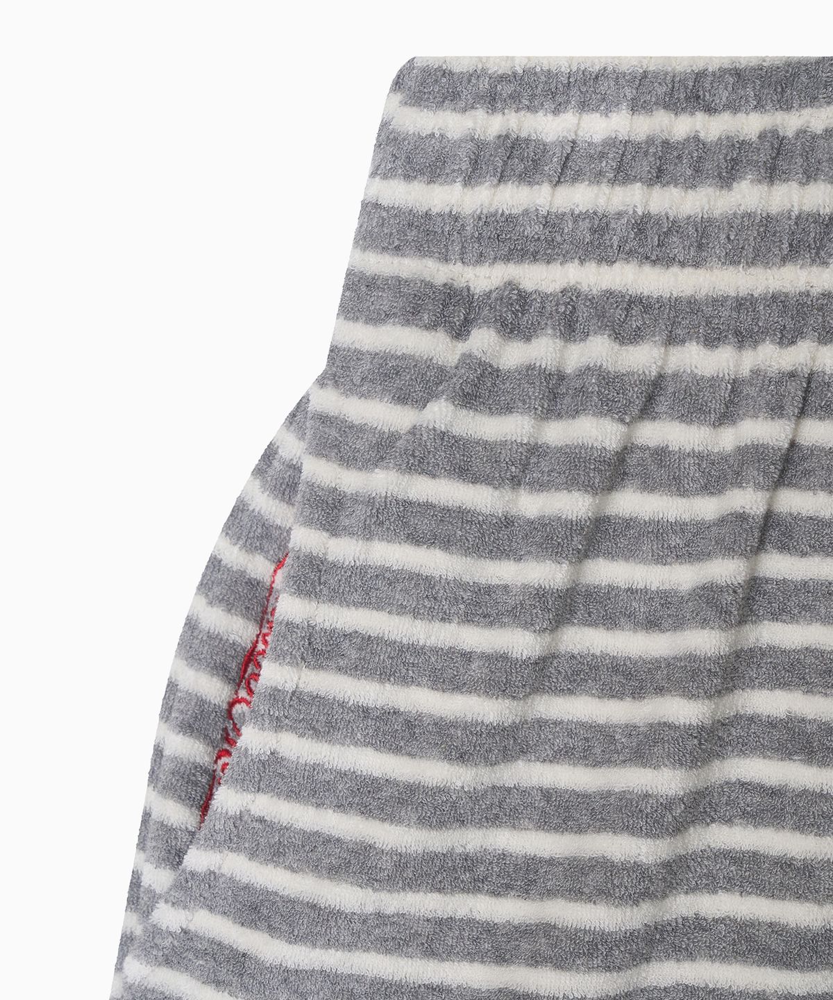 미나수(MENASOO) MNS Terry Short Pants_Gray Stripe