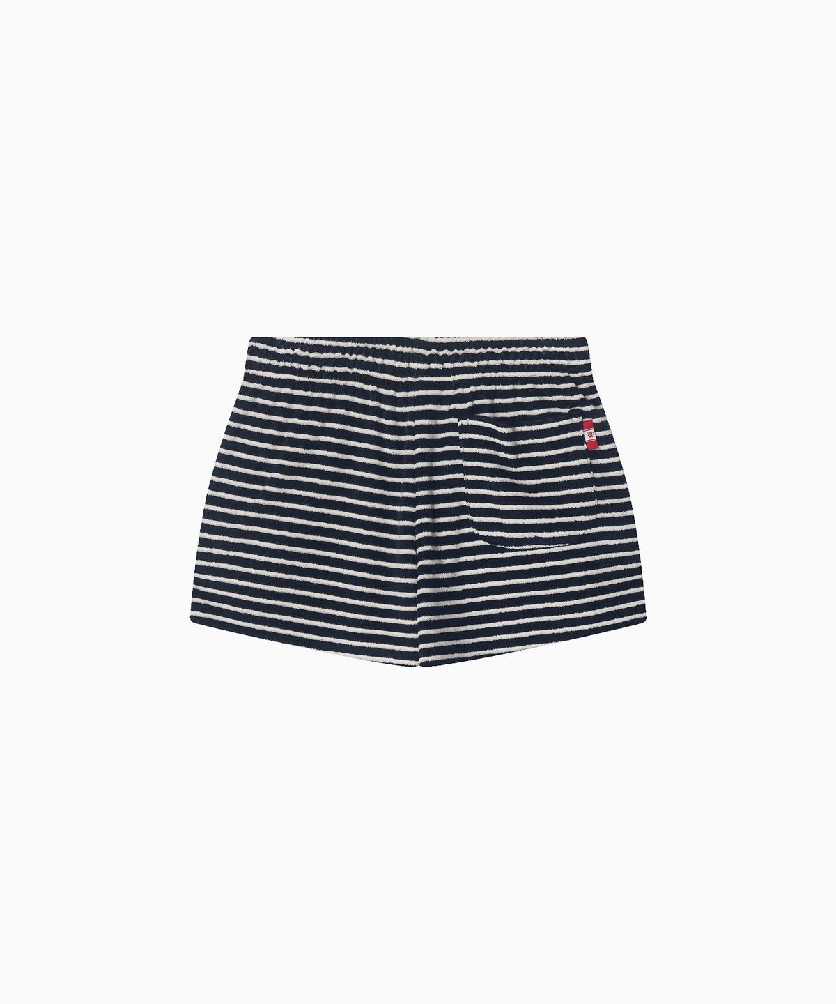 미나수(MENASOO) MNS Terry Short Pants_Navy Stripe