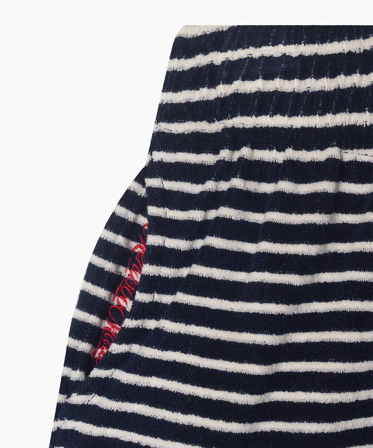 미나수(MENASOO) MNS Terry Short Pants_Navy Stripe