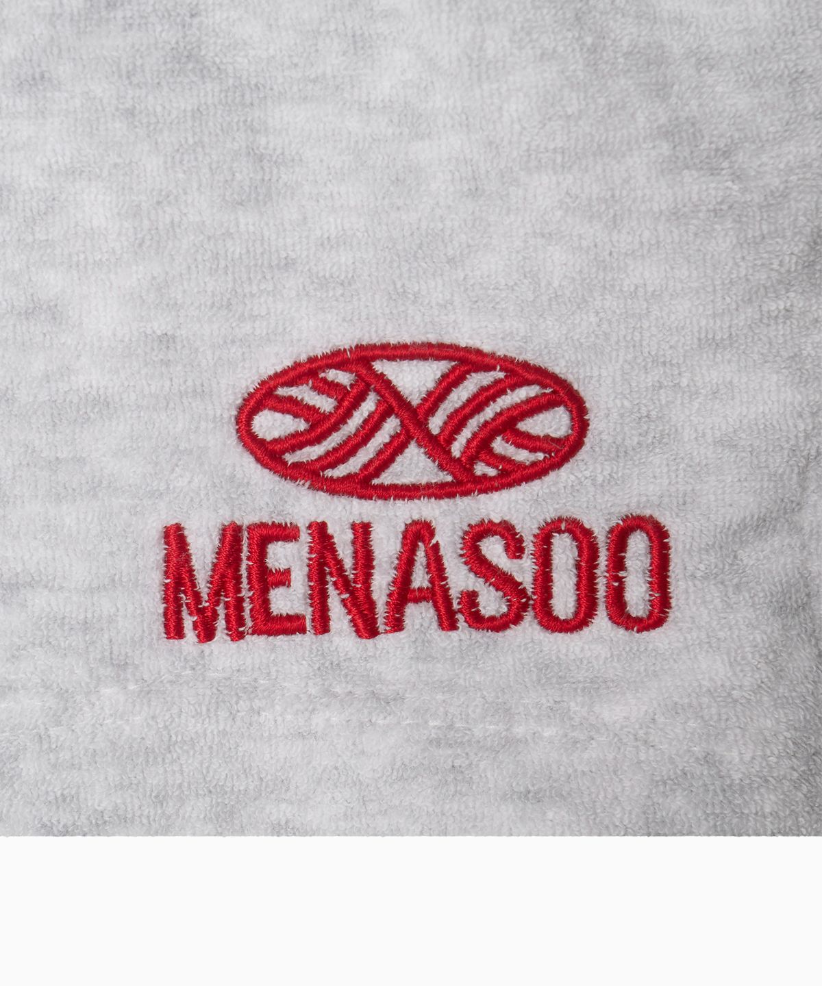 미나수(MENASOO) MNS Terry Short Pants_White Melange