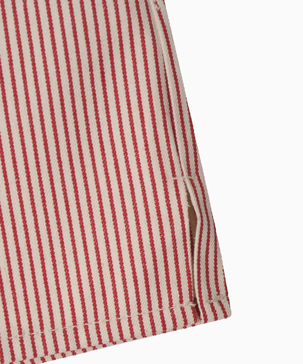 미나수(MENASOO) Stripe Denim Short Pants_Red