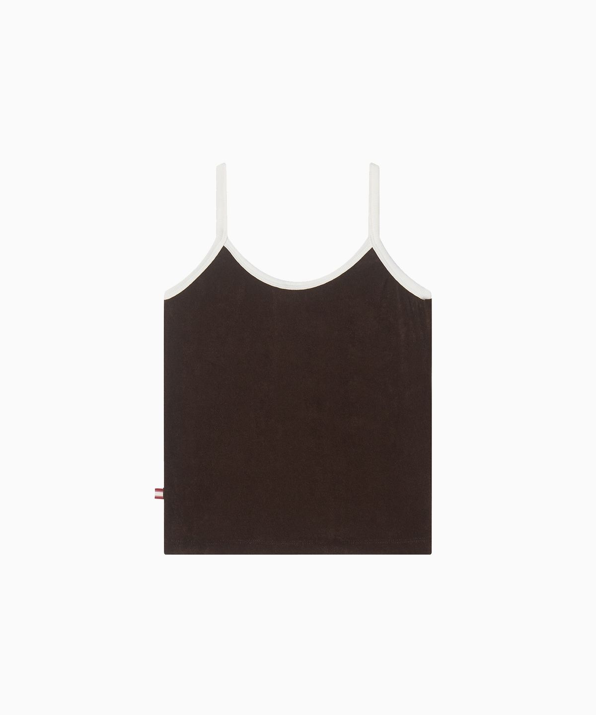 미나수(MENASOO) Terry Color Binding Sleeveless_Brown