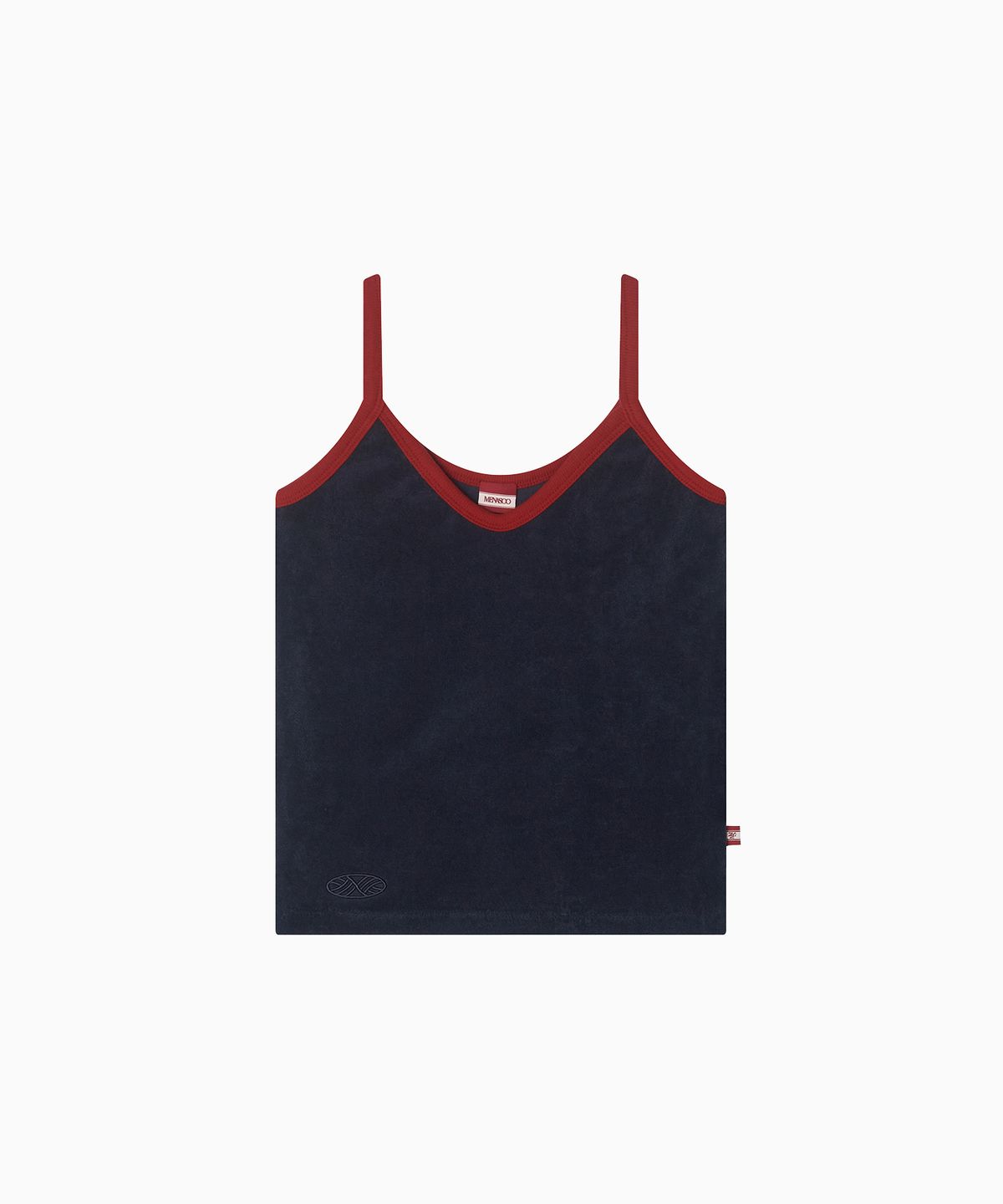 미나수(MENASOO) Terry Color Binding Sleeveless_Navy