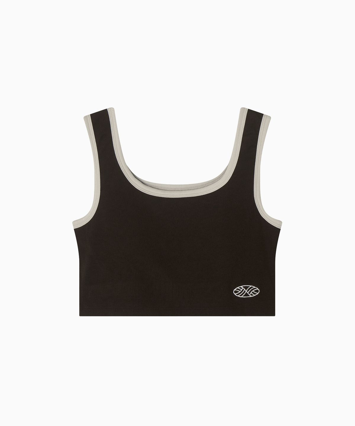 미나수(MENASOO) MNS Span Colorbinding Top_Brown