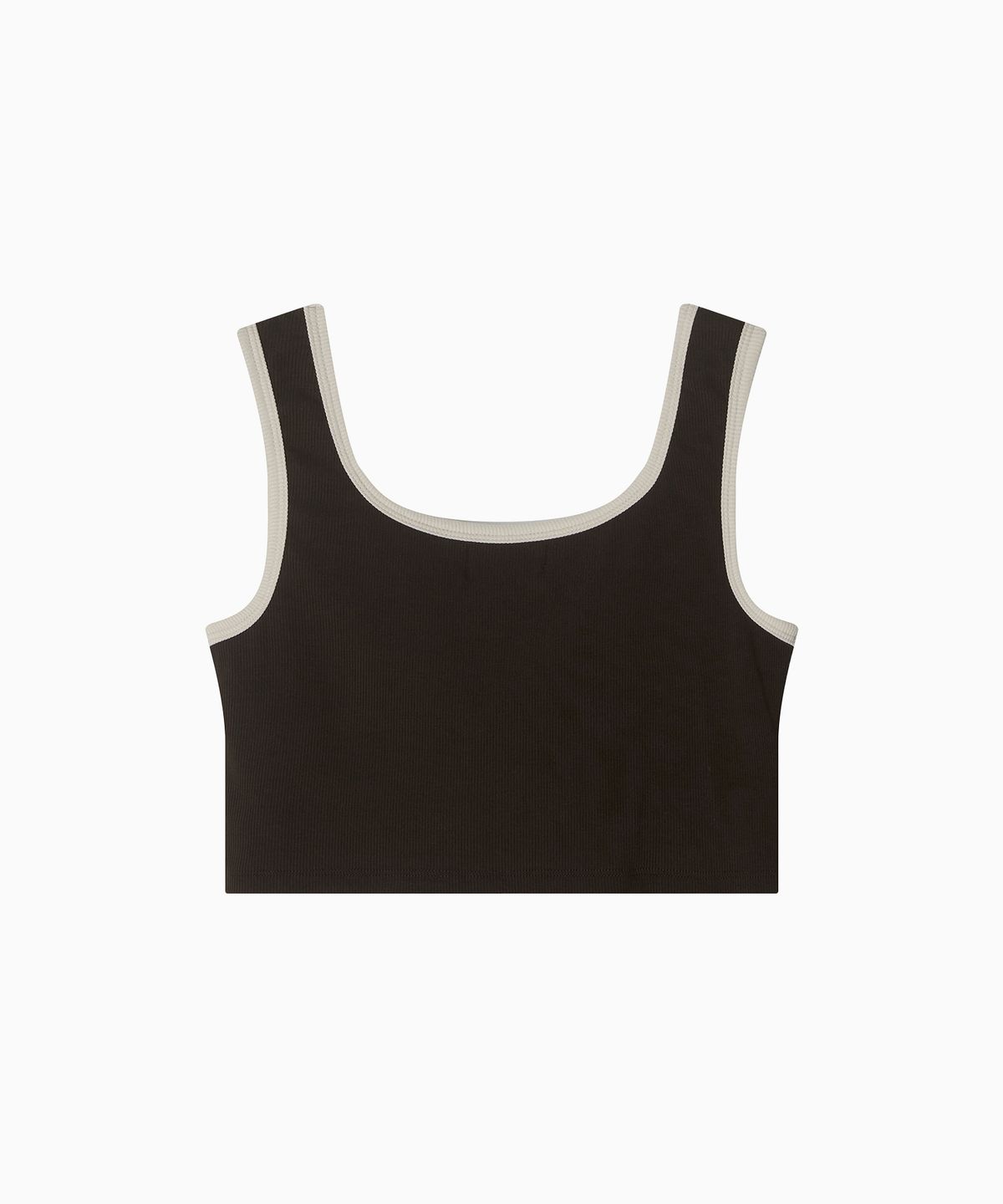 미나수(MENASOO) MNS Span Colorbinding Top_Brown