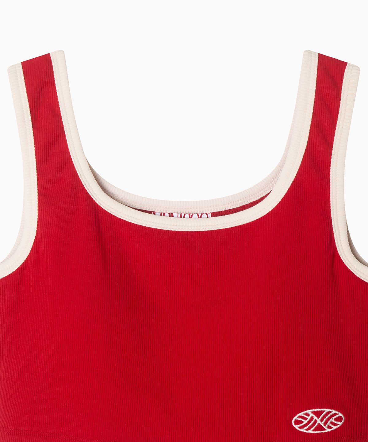 미나수(MENASOO) MNS Span Colorbinding Top_Red