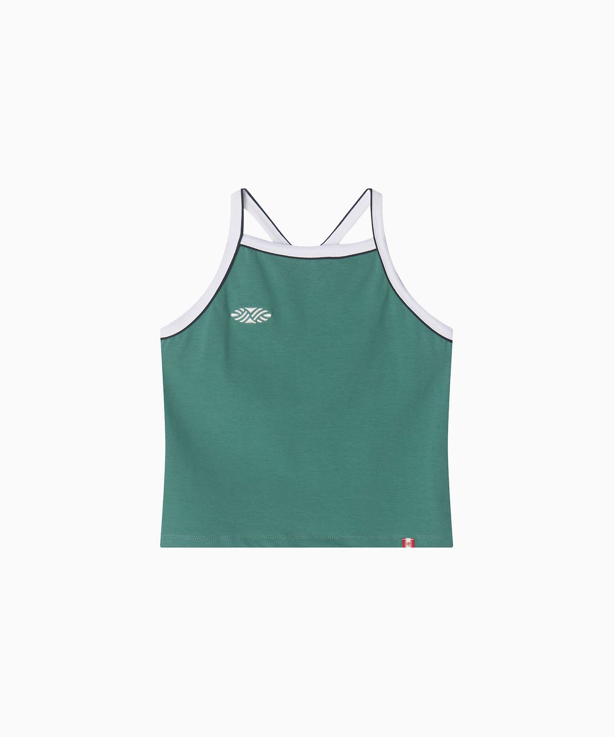 미나수(MENASOO) Y Back Halter Mini Crop Top_Mint