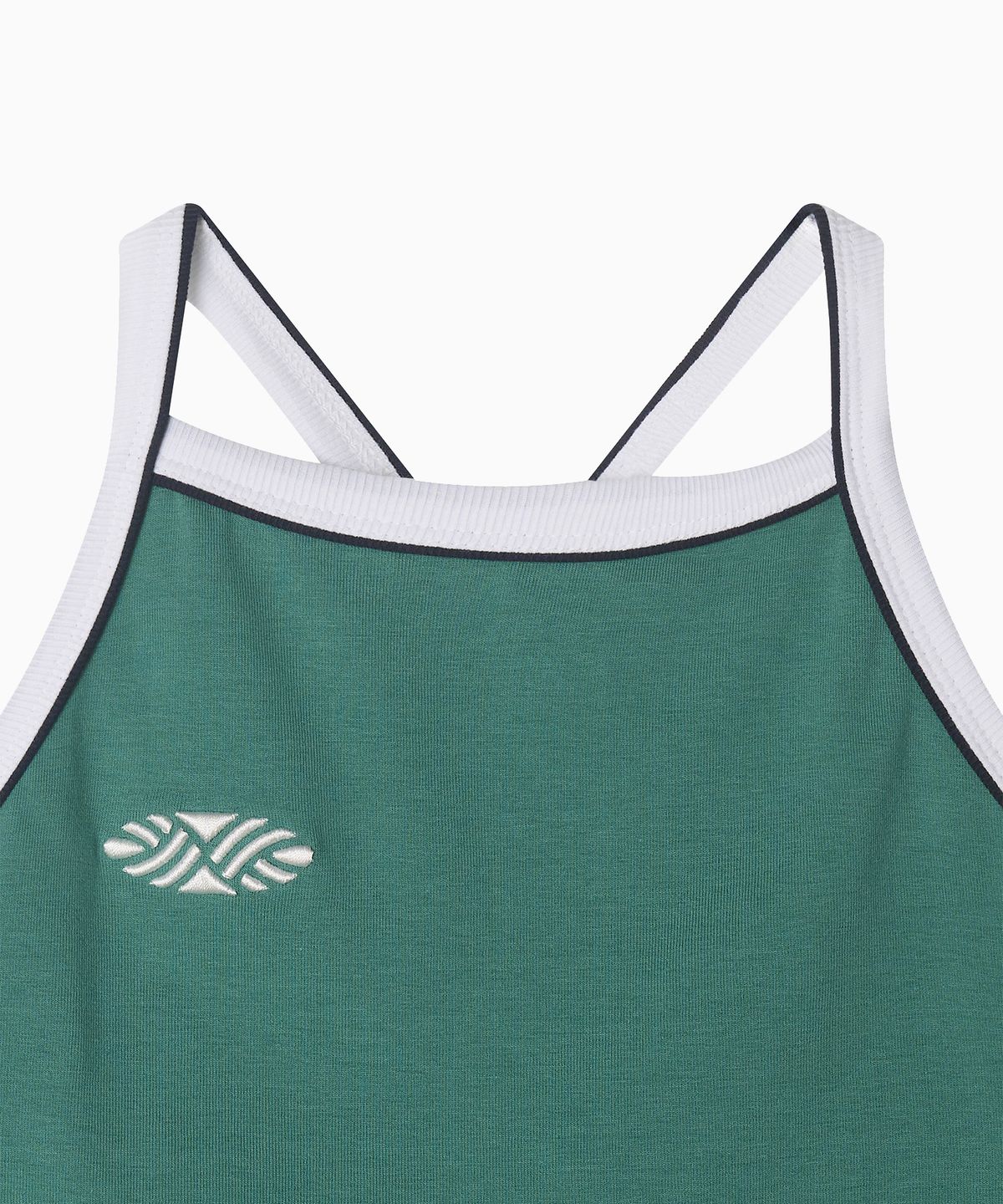 미나수(MENASOO) Y Back Halter Mini Crop Top_Mint