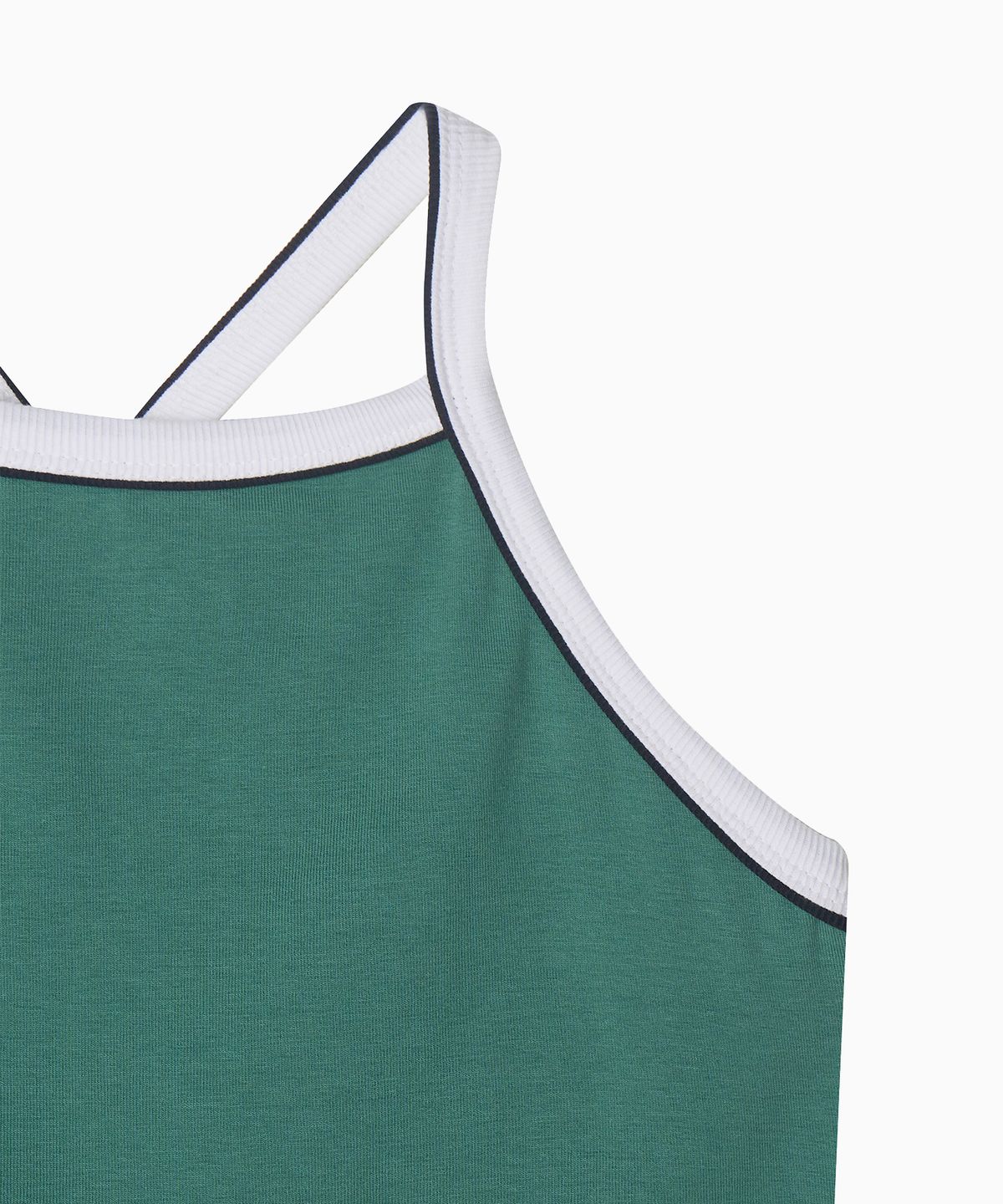 미나수(MENASOO) Y Back Halter Mini Crop Top_Mint