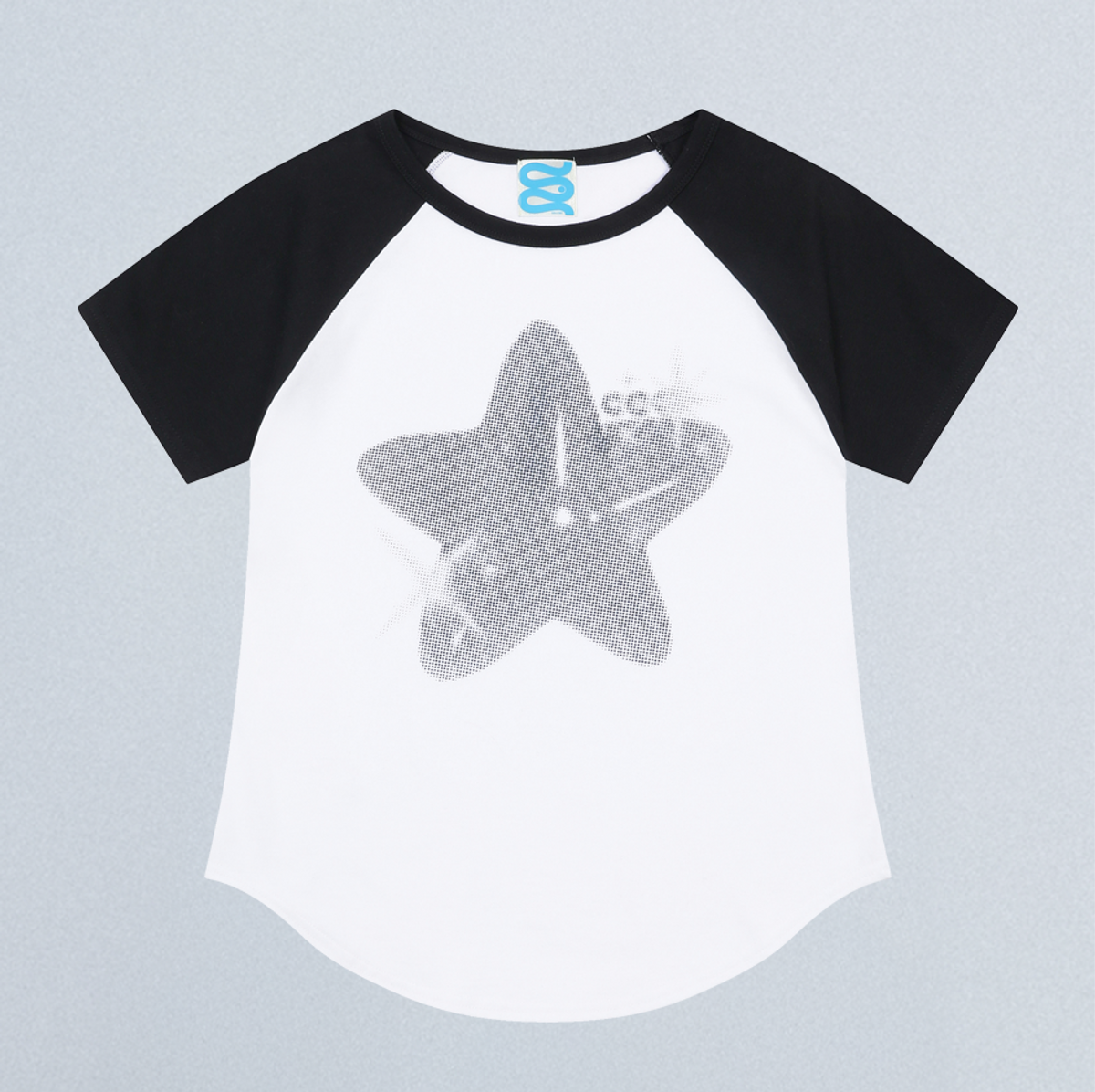 챈스챈스(CHANCECHANCE) STAR RAGLAN T-SHIRT (BLACK)