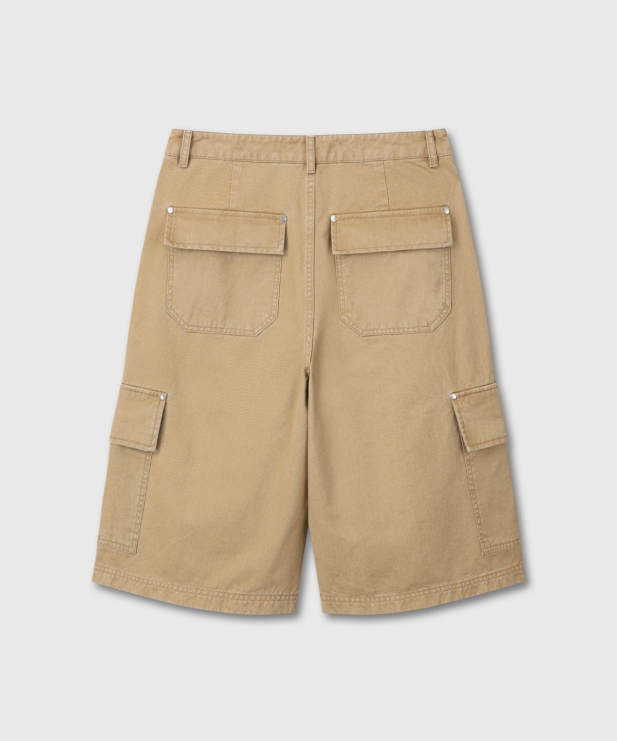 다이브인(DIVEIN) JUMBO CARGO BURMUDA PANTS (BEIGE)