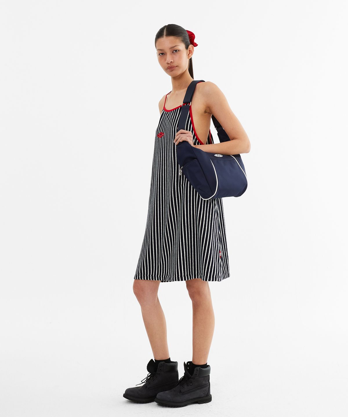 미나수(MENASOO) MNS Signature Terry Onepiece_Navy