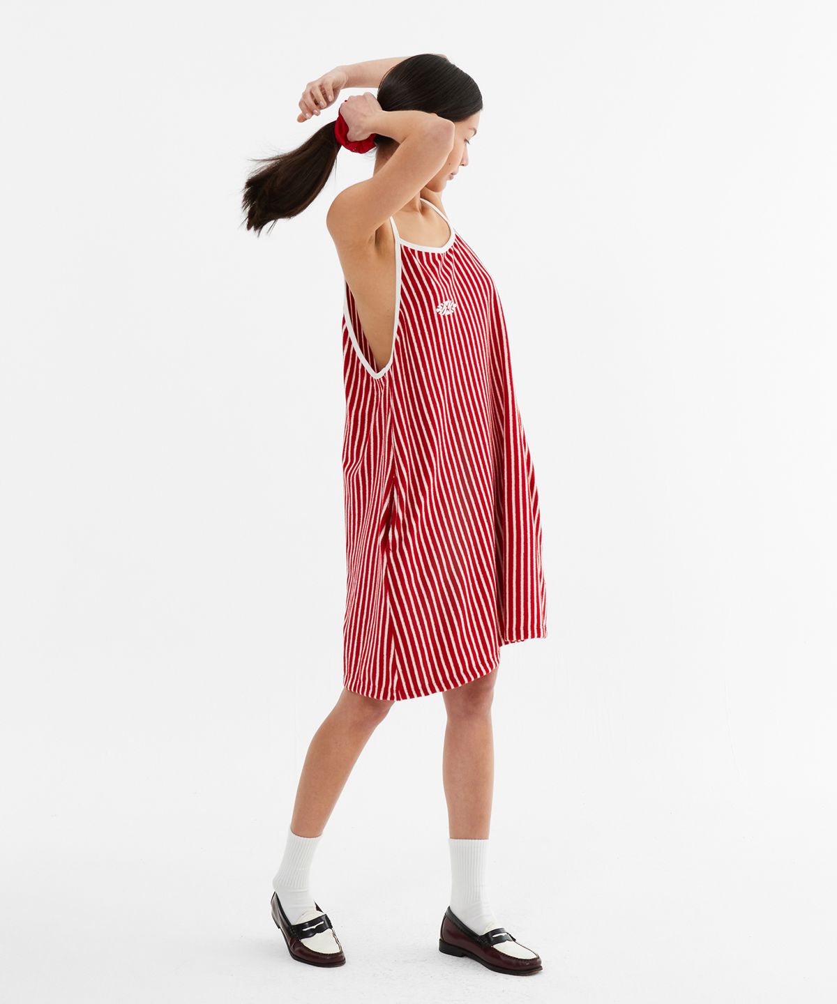 미나수(MENASOO) MNS Signature Terry Onepiece_Red