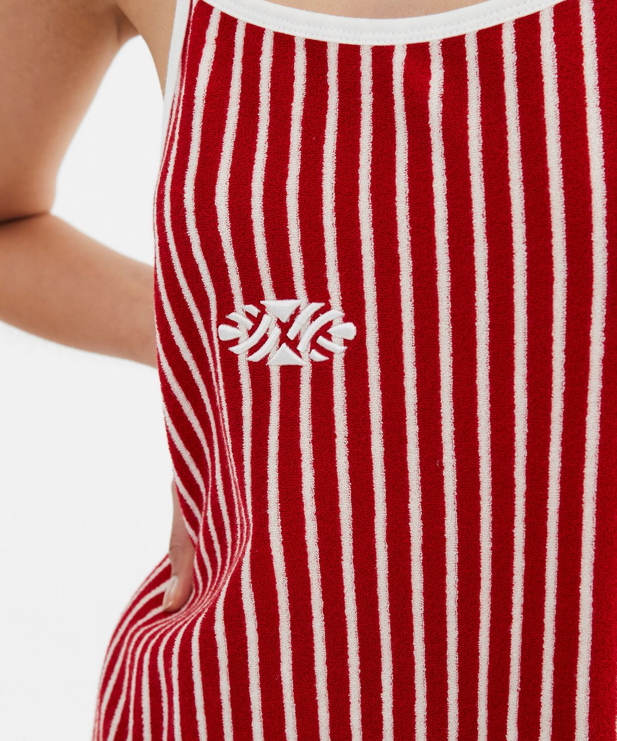 미나수(MENASOO) MNS Signature Terry Onepiece_Red
