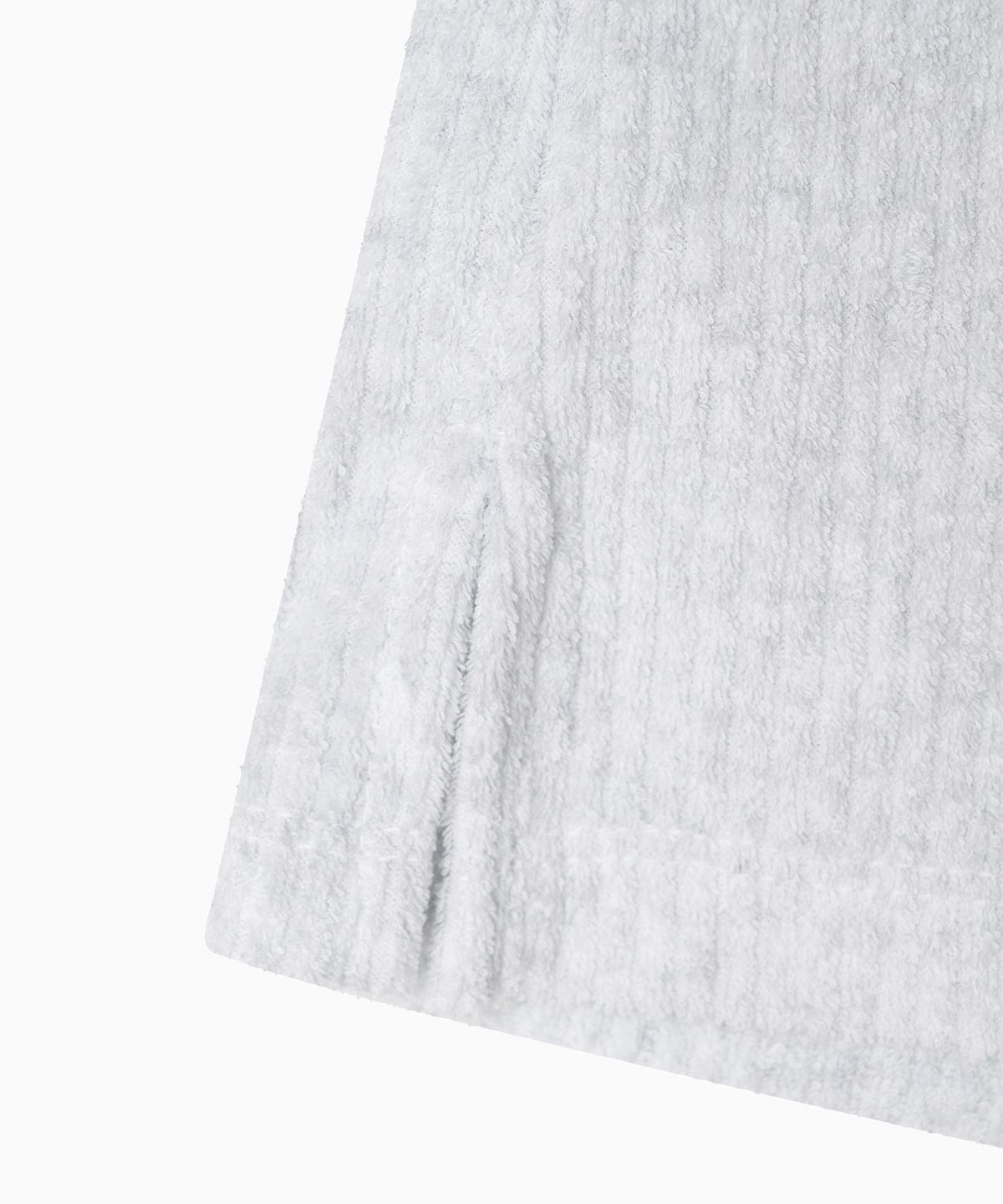 미나수(MENASOO) Slim Fit Halter Neck Terry Onepiece_White Melange