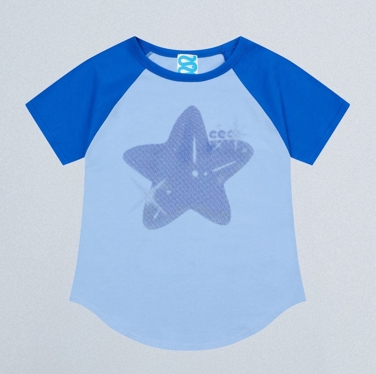 챈스챈스(CHANCECHANCE) STAR RAGLAN T-SHIRT (BLUE)
