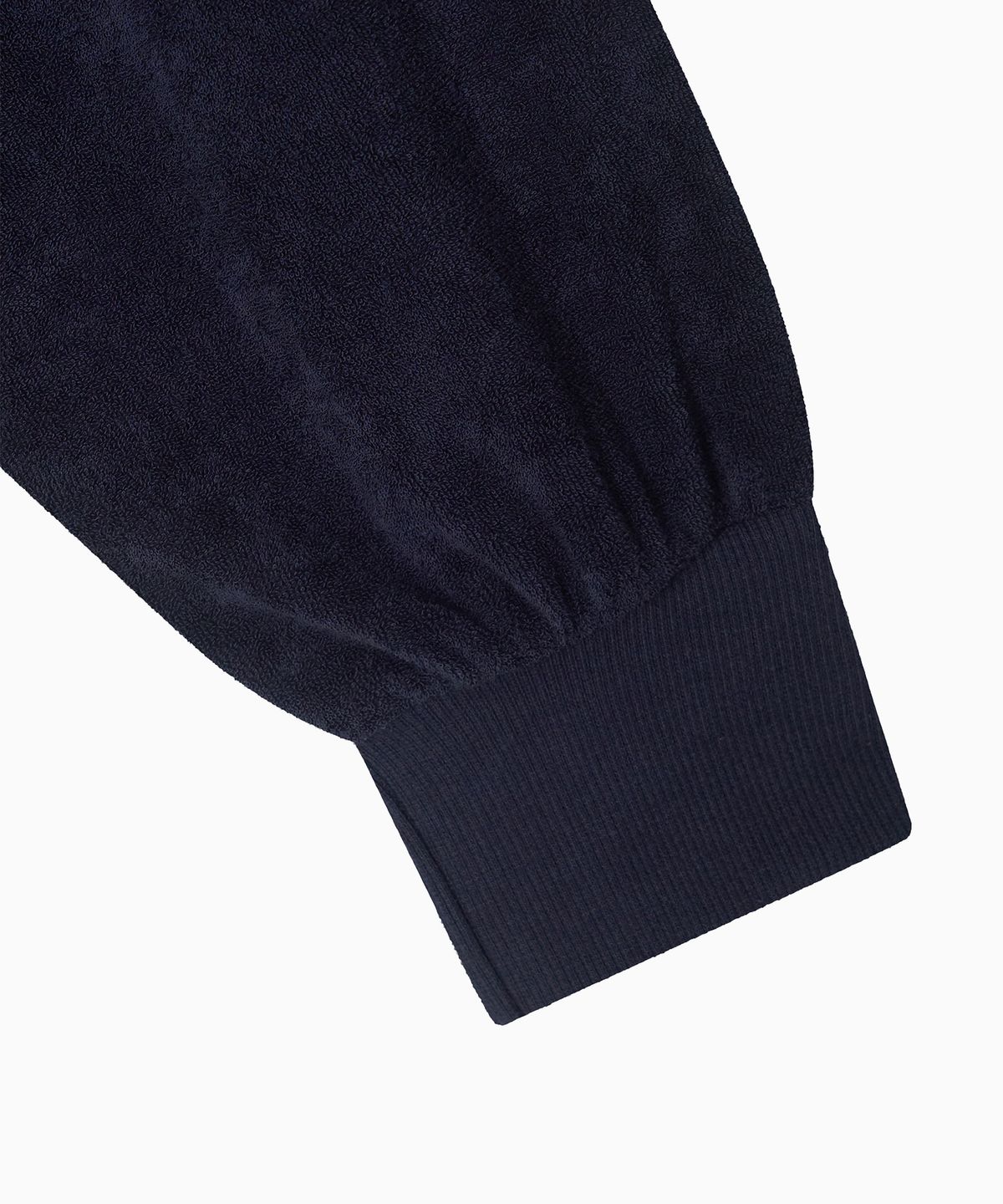 미나수(MENASOO) Terry Raglan Hooded Zip Up_Navy