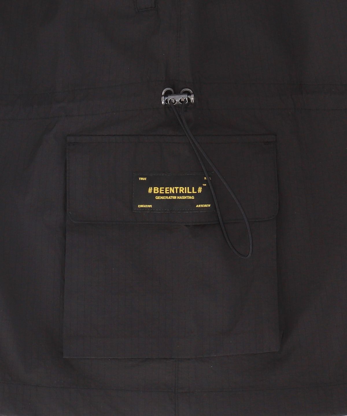 빈트릴 뉴욕(BEENTRILL NEWYORK) 미디 카고 스커트(블랙)