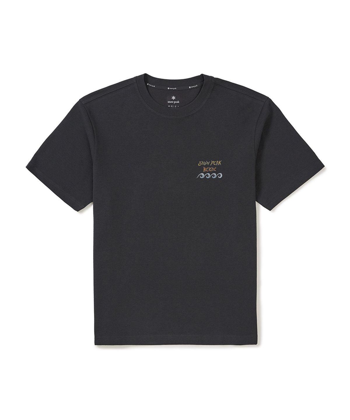 스노우피크 어패럴(SNOWPEAK APPAREL) [스노우피크 X 헤르시] 그래픽 반팔 티셔츠 (S25MMFTS36) Dark Navy
