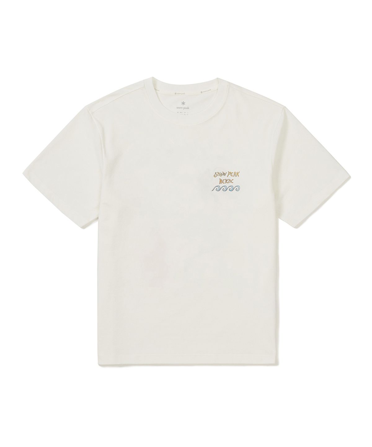 스노우피크 어패럴(SNOWPEAK APPAREL) [스노우피크 X 헤르시] 그래픽 반팔 티셔츠 (S25MMFTS36) Off White