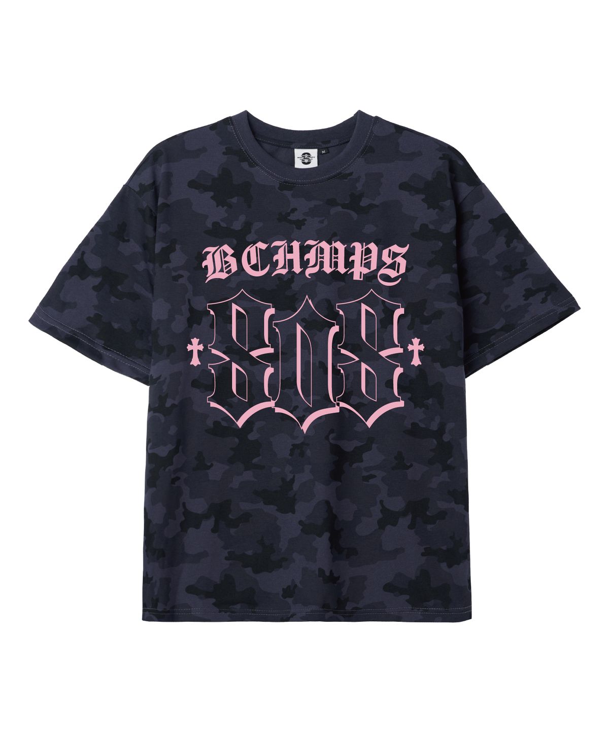 본챔스(BORN CHAMPS) [3 COLORS] 808TRIBAL 오버핏 카모 반팔티셔츠 B25ST70