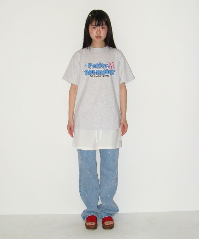 25SS新作【RONRON】PETIT ROMANCE BASIC FIT T SHIRT MUSINSA | RONRON PETIT ROMANCE BASIC FIT T SHIRT WHITE MELANGE
